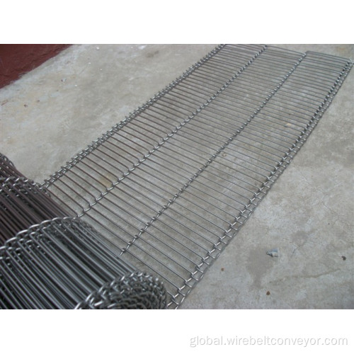 Ladder Wire Mesh Conveyor Belt Double Loop Flat Flex Belt Supplier